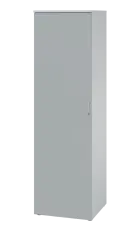 LE TR - 525 skříň léková s trezorem, levá, korpus bílý, dvířka šedá